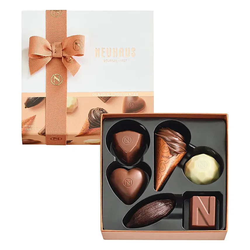 بوكس 6 قطع شوكولا نيوهاوس البلجيكية المميزة: هدايا عيد الشكر