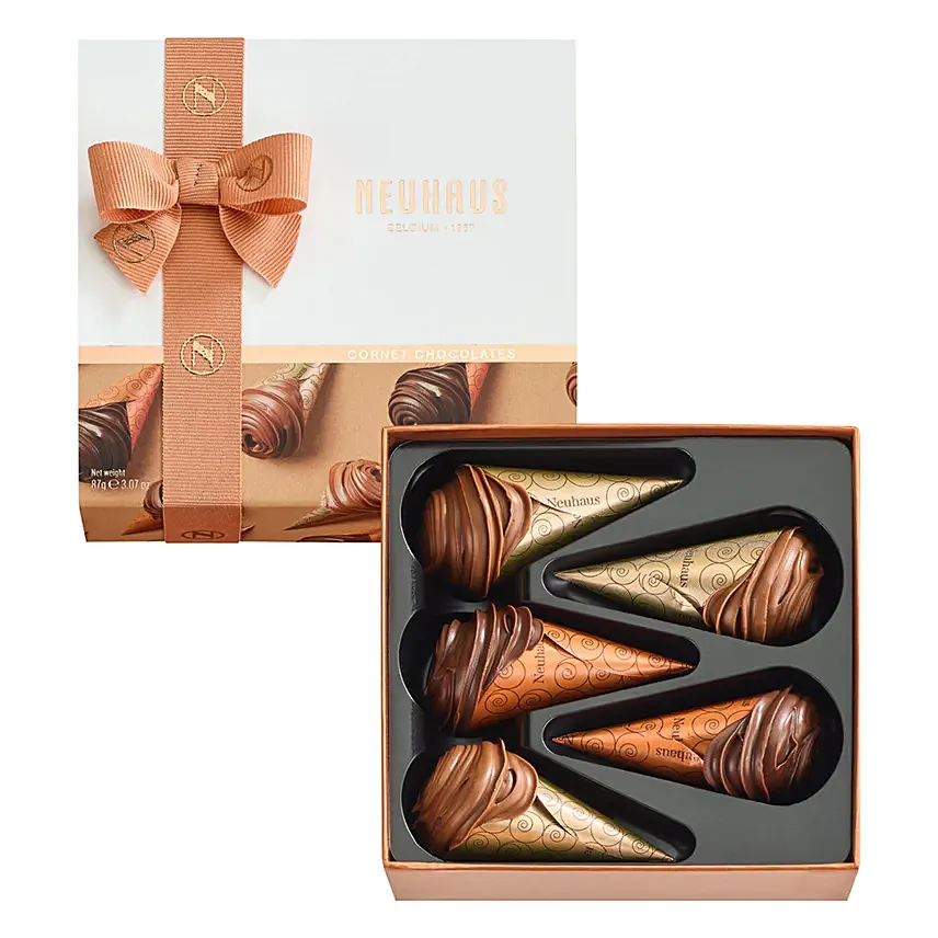 Neuhaus Discovery Cornet 5 Pcs: Thanksgiving Gifts : 1 Hour & Same Day Delivery