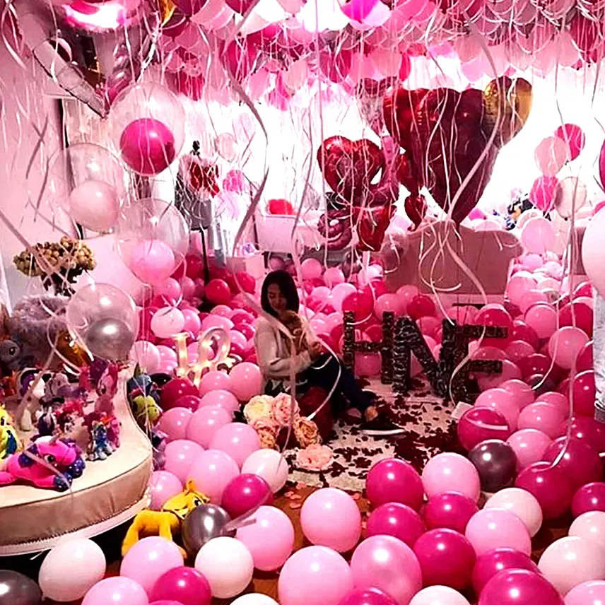 Perfection Of Pink: Balloon Decoration Dubai