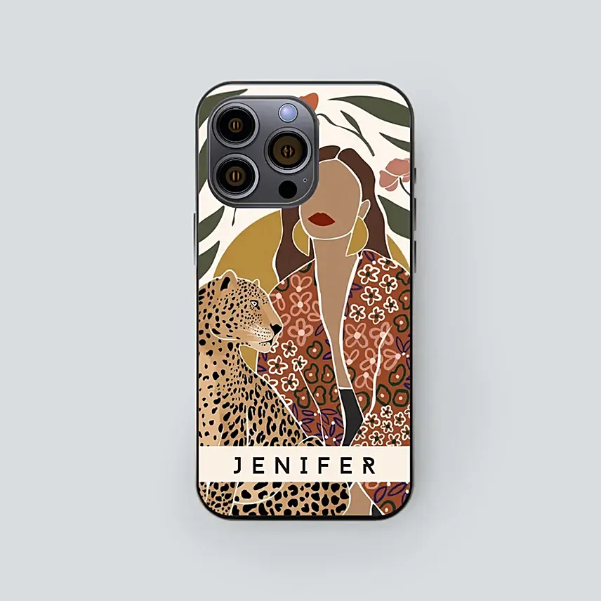 Peronsolised Iphone Case Animal Print: Personalised Accessories