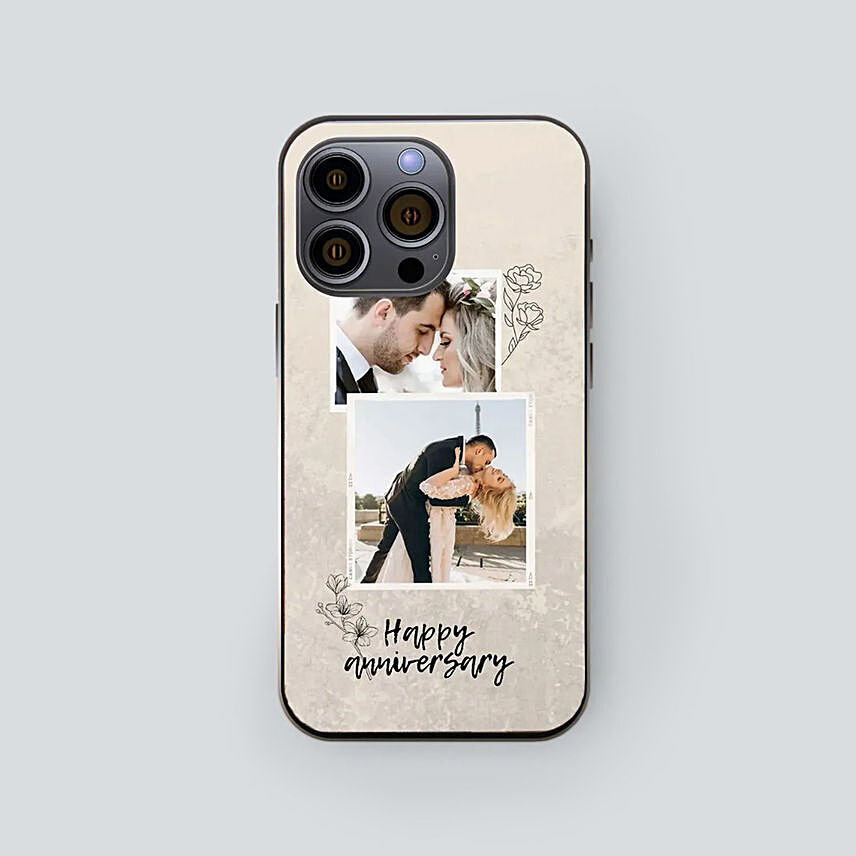 Personalised Anniversary Photo Iphone Case: 