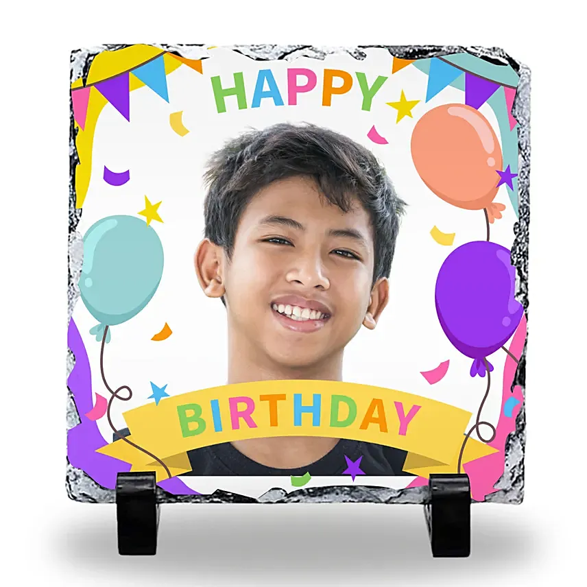 Personalised Birthday Party Portrait Frame: 