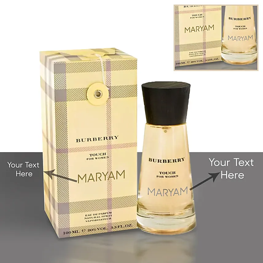 Personalised Burberry Perfume For her: Karwa Chauth Personalised Gifts