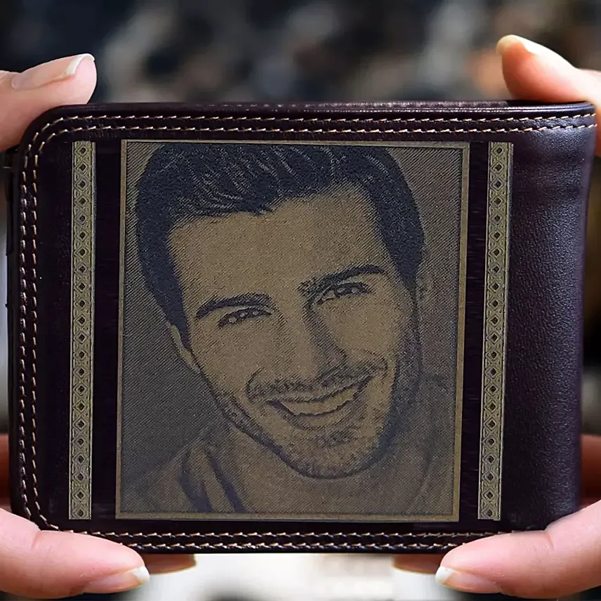 Personalised Mens Wallet With Photo: Gifts for Husband