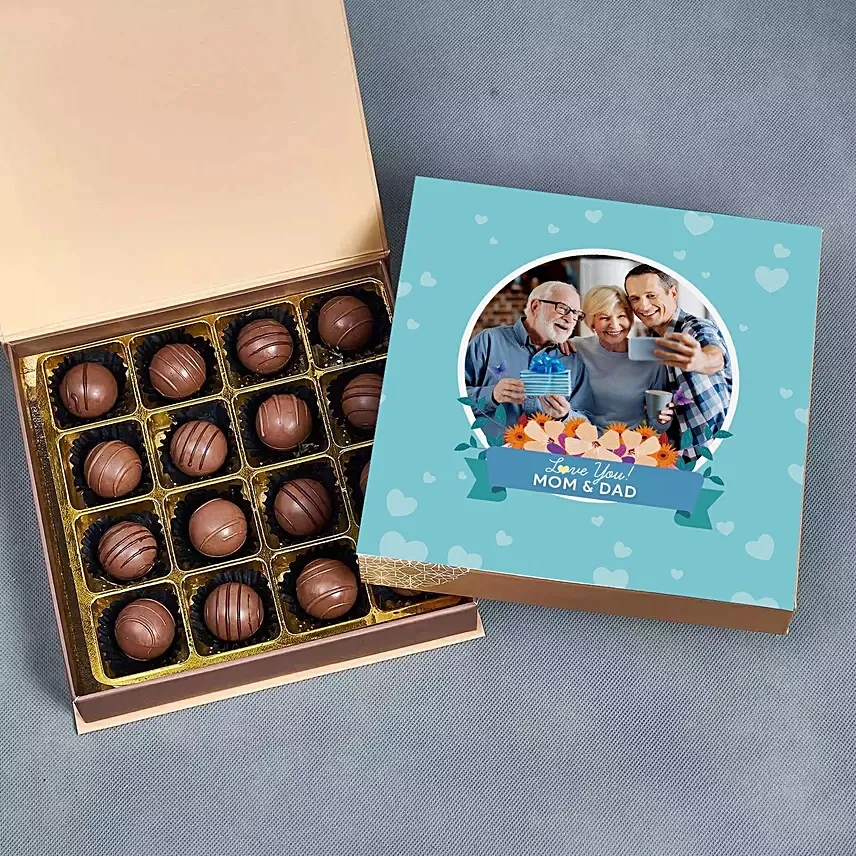 Personalised Parents Love Chocolate Box: Parents Day Gifts