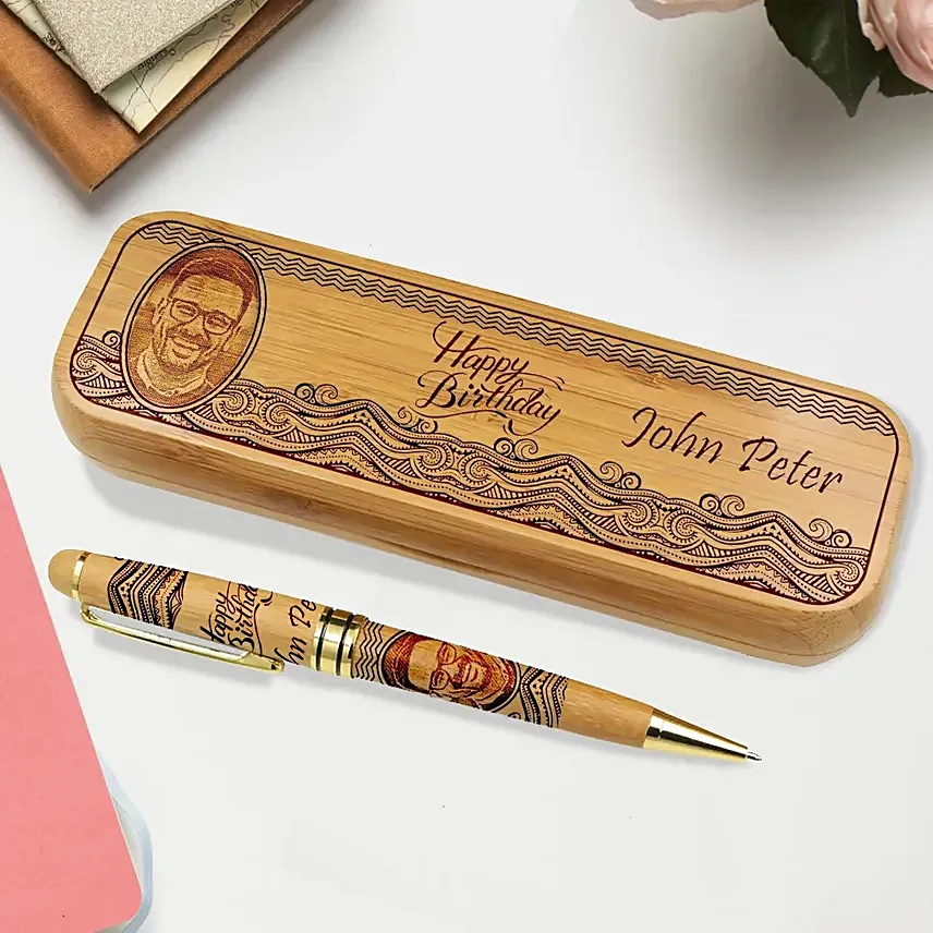 Personalised Wooden Pen:  Business Gifts