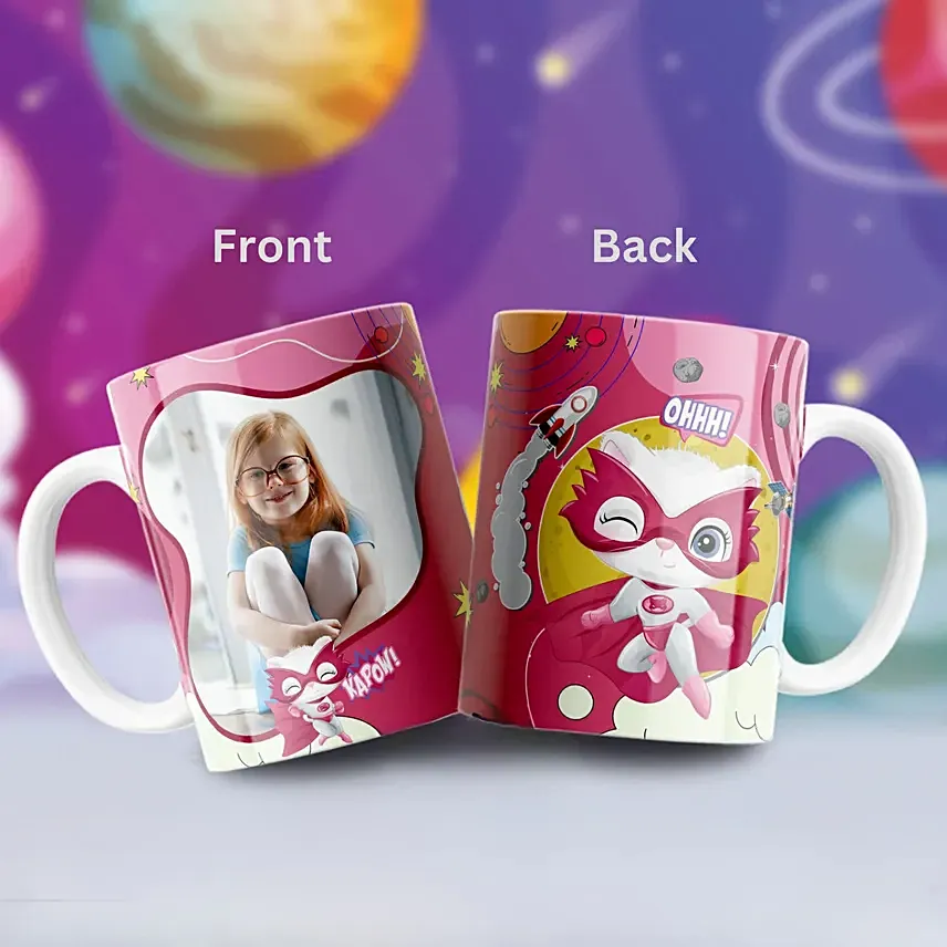 Personalized Cartoon Mug: Birthday Personalised Gifts