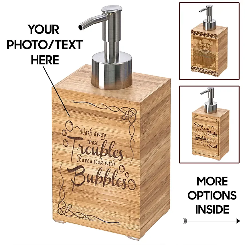 Personalized Soap dispenser: 