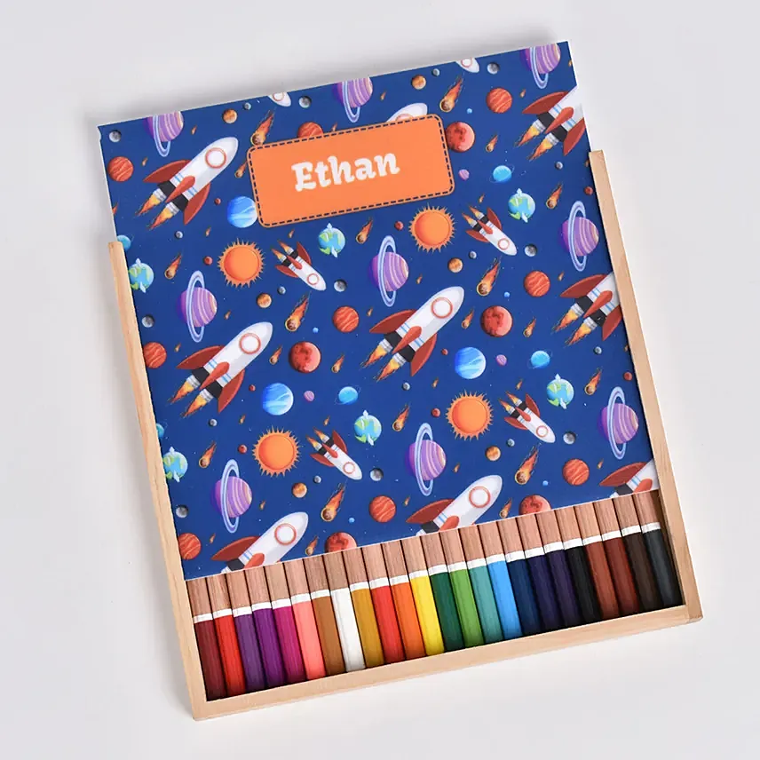 Personlised Color Pencil For Baby Boy: 