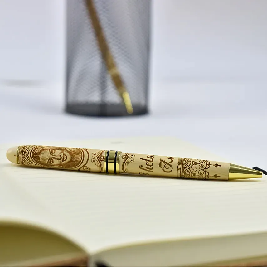 Photo Personalisation Wooden Pen: Personalised Accessories