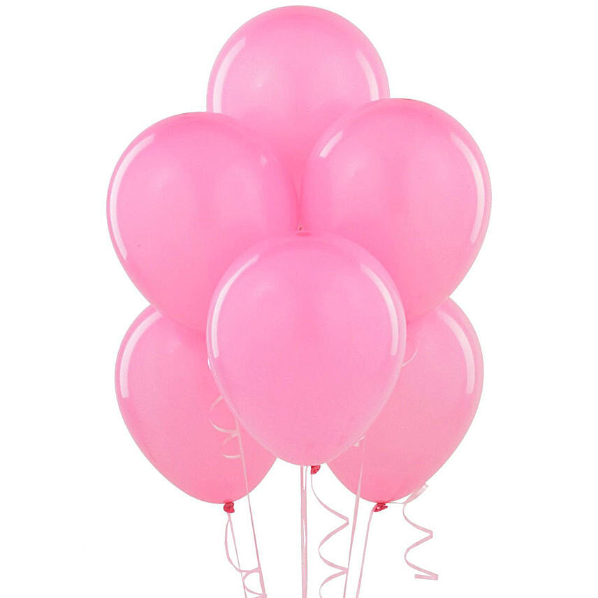 Pink Helium Balloons: 