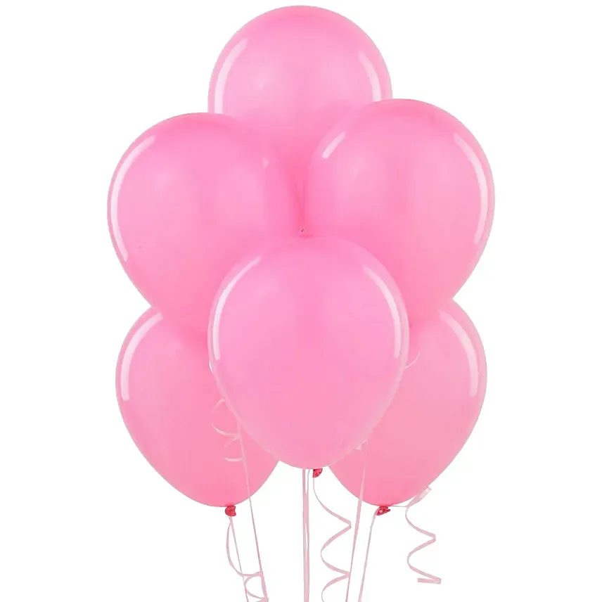 Pink Helium Balloons: Gifts in Ras Al Khaimah