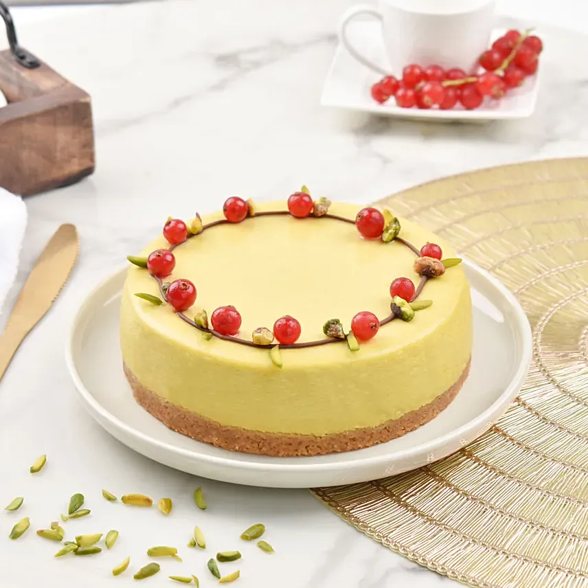 Pistachio Baked Cheese Cake: Discover Our New Arrivals Cakes