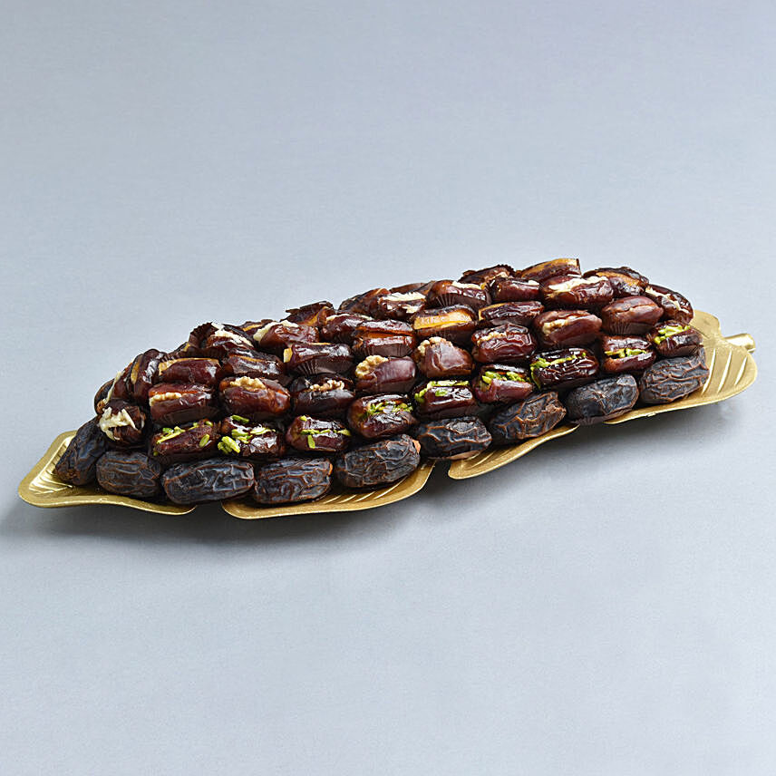 Premium Assorted Dates Platter: Premium Stuffed & Chocolates Dates