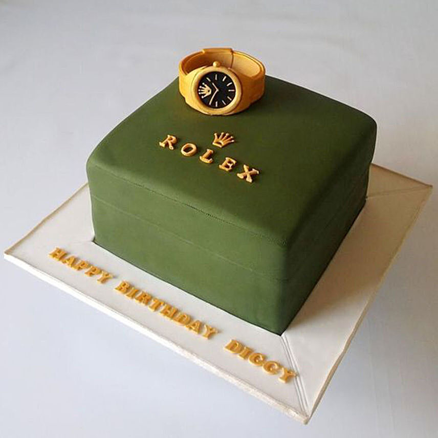 Rolex 3D Designer Theme Cake: Gifts for Boyfriend