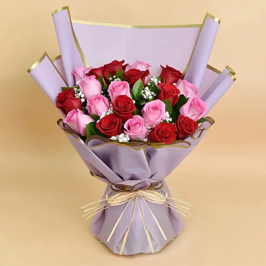 Romantic Rose Symphony: Kiss Day Flowers