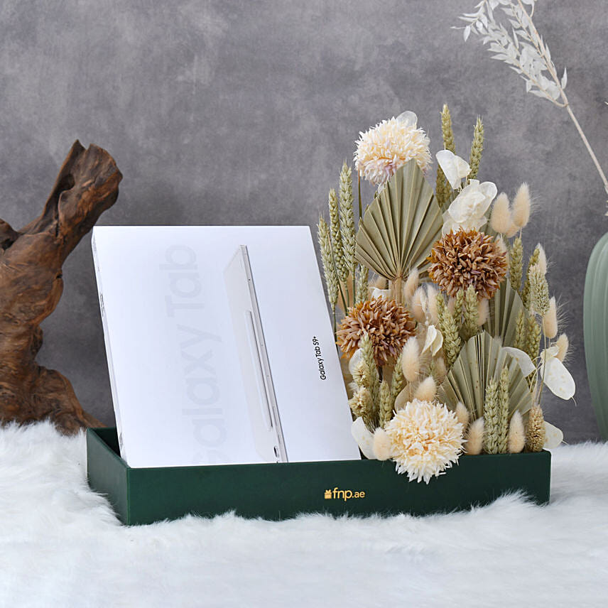 Samsung Galaxy Tab Gift with Flowers: Premium Gifts For Christmas