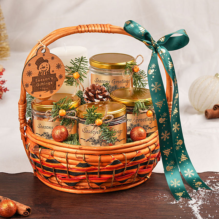 Seasons Greetings Basket: Christmas Gifts