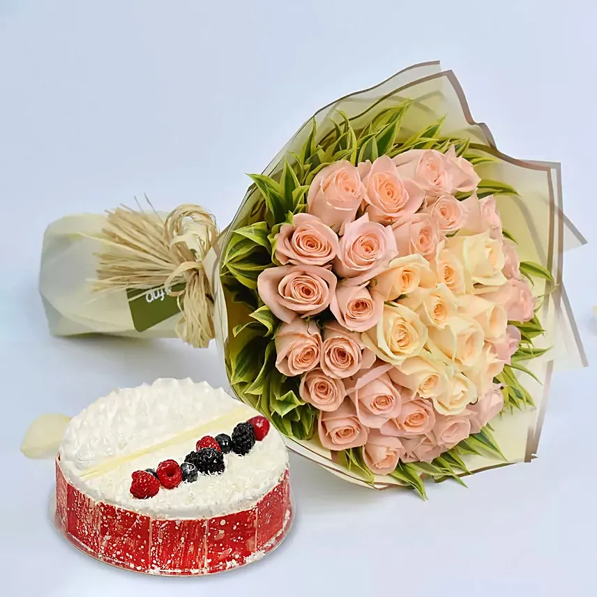 Sophistication Reprised: Anniversary Flowers and Cakes