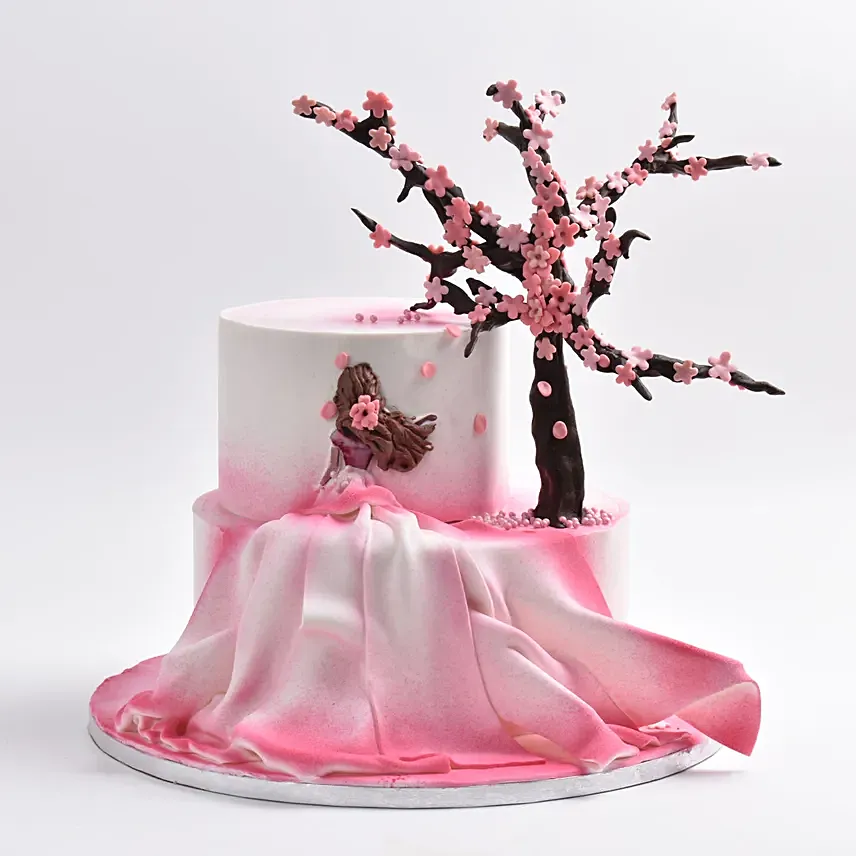 Sparkling Princess Cake: Birthday Cakes for Girlfriend