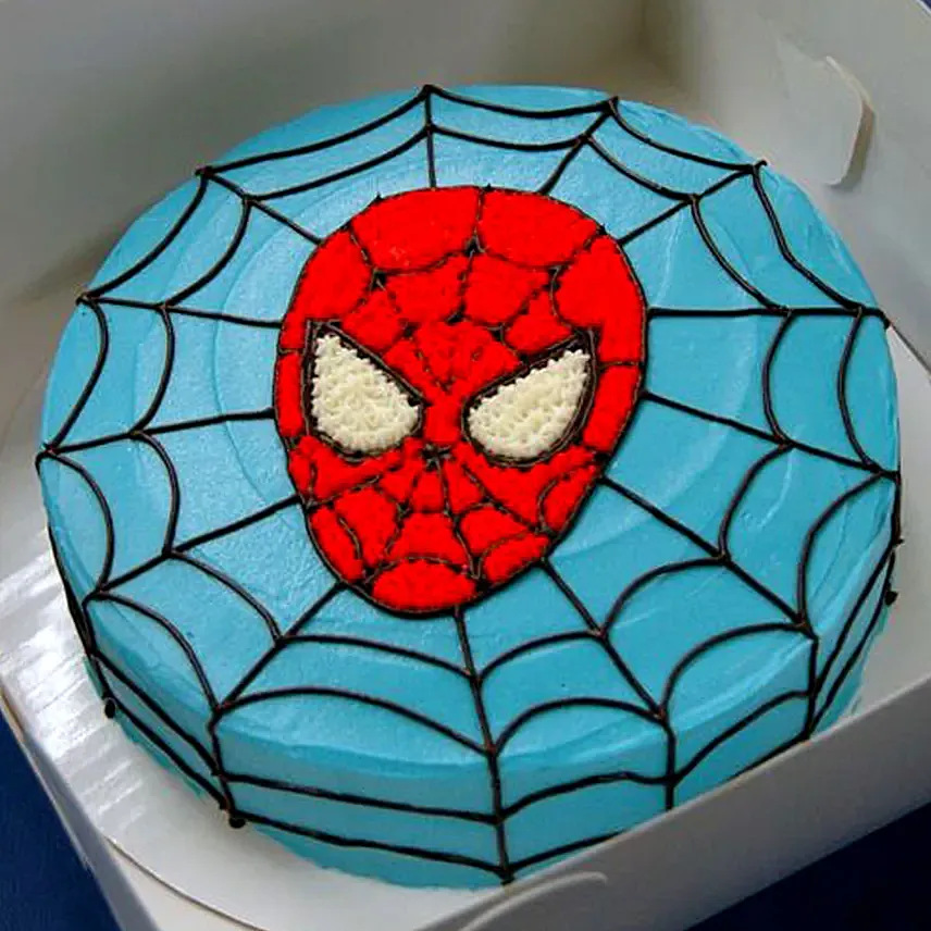 Spider Man Delicious Cake: Spiderman Birthday Cake