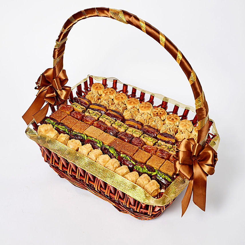 Stuffed Dates and Baklava Basket: Food Gifts 