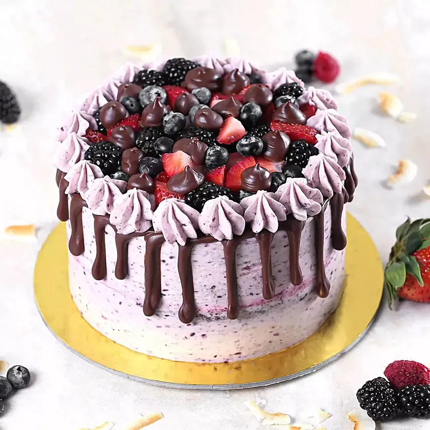 Sugar Free Chocolate Berry Delight: Birthday Cake for Dad