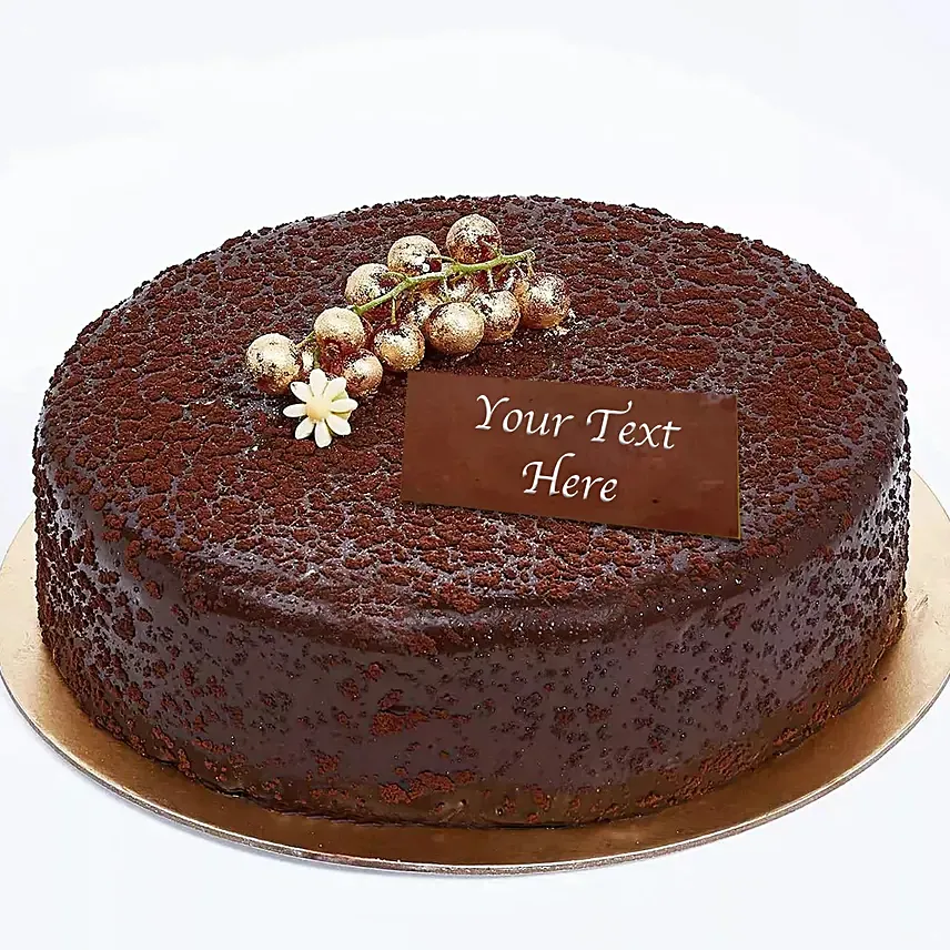 Sugar Free Dark Chocolate Cake: 