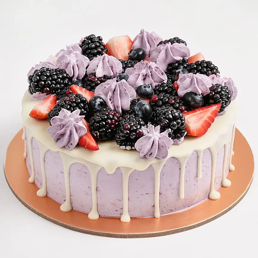 Sugar Free Vanilla Berry Delight: Farewell Cake 