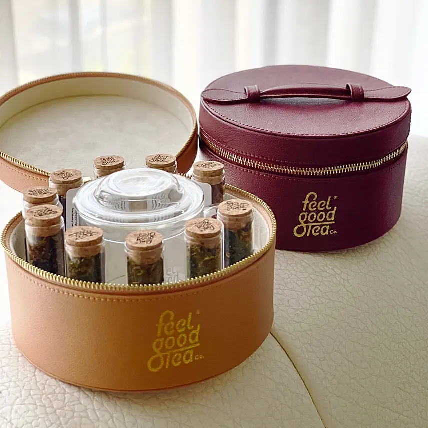 Tea Leather Box By Feel Good Tea: Ramadan Gift Hampers