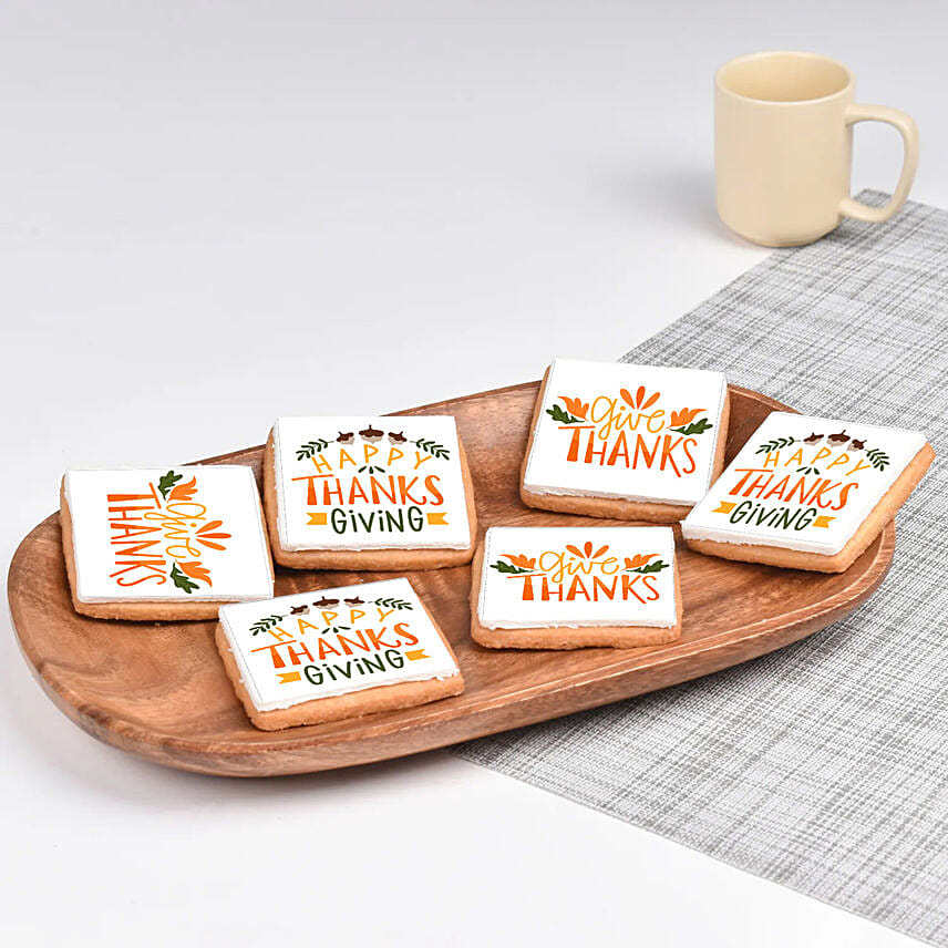 Thankgiving Cookies 6 Pcs: Cookies in Dubai