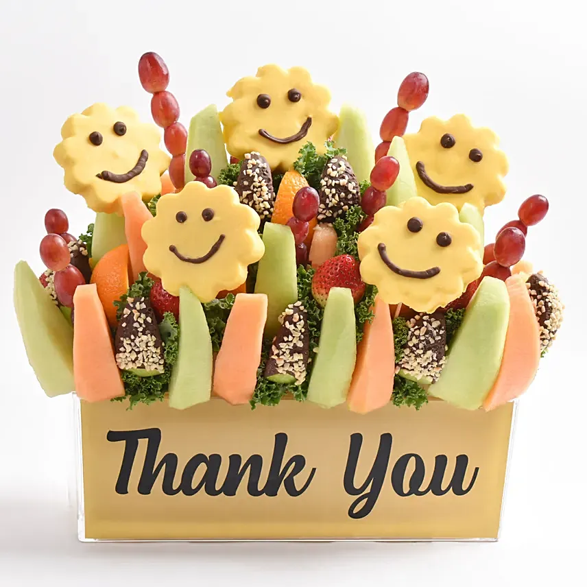 Thank You Fruit Arrangement: Edible Gifts