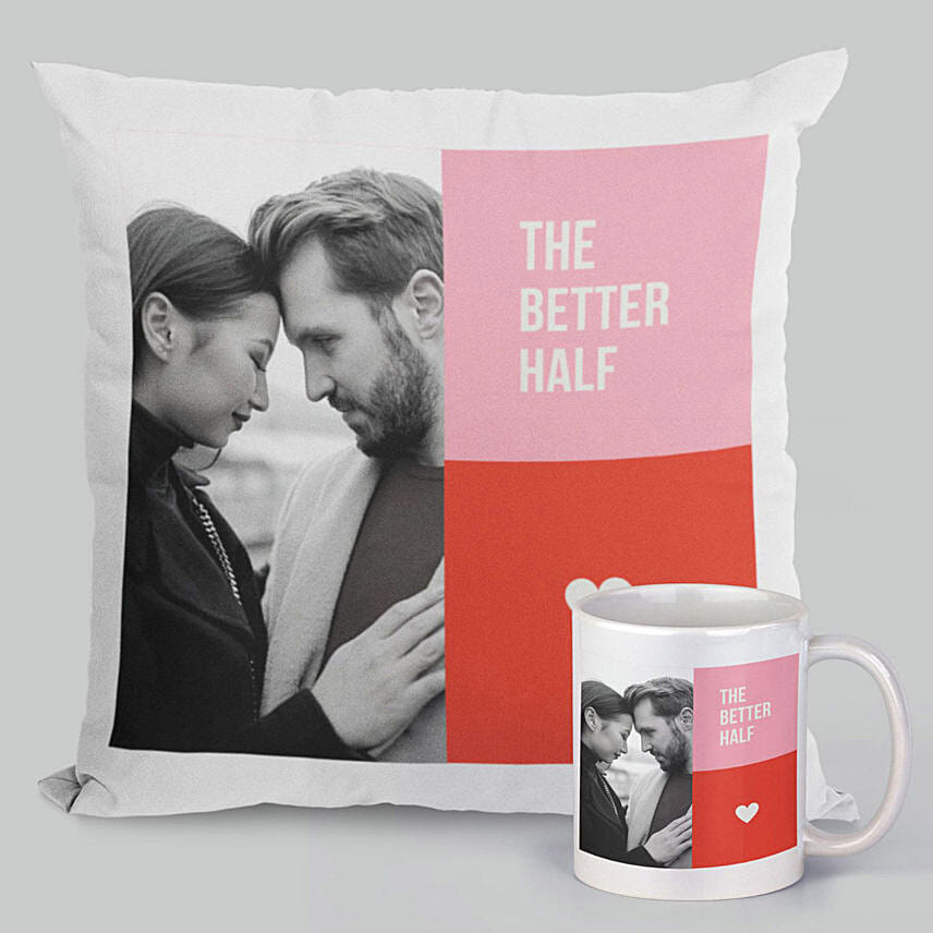 The Better Half Combo: Personalised Valentines Day Gifts   