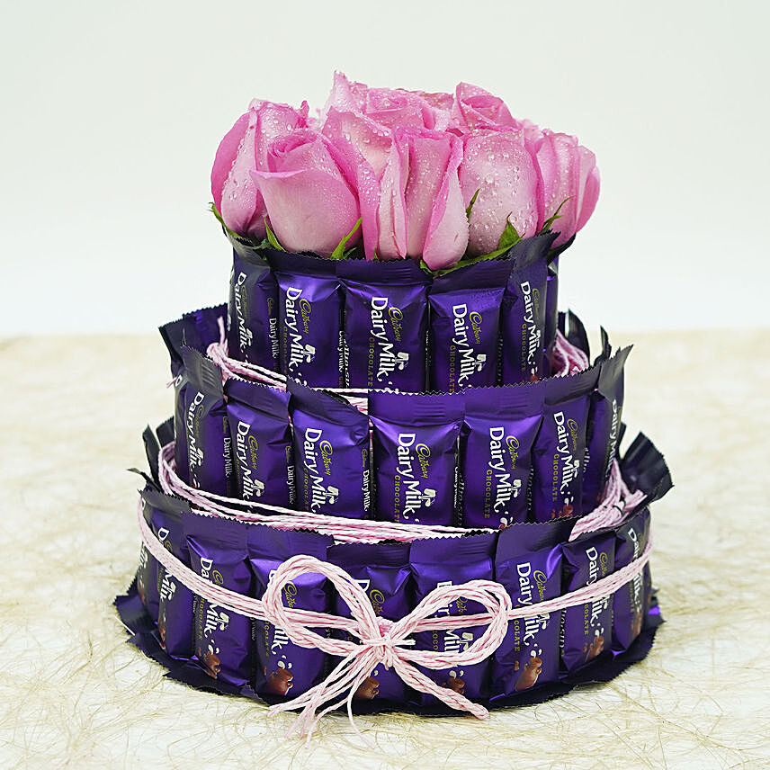 The Cadbury Chocolates Tower: Birthday Flowers & Chocolates