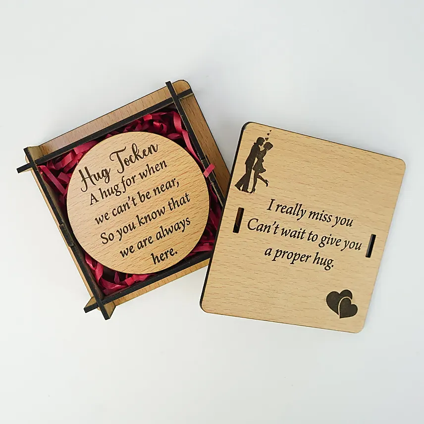 The Hug Of Love Token: Personalised Anniversary Gifts 