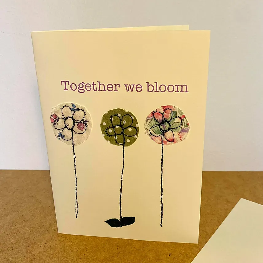 Together We Bloom Greeting Card: 