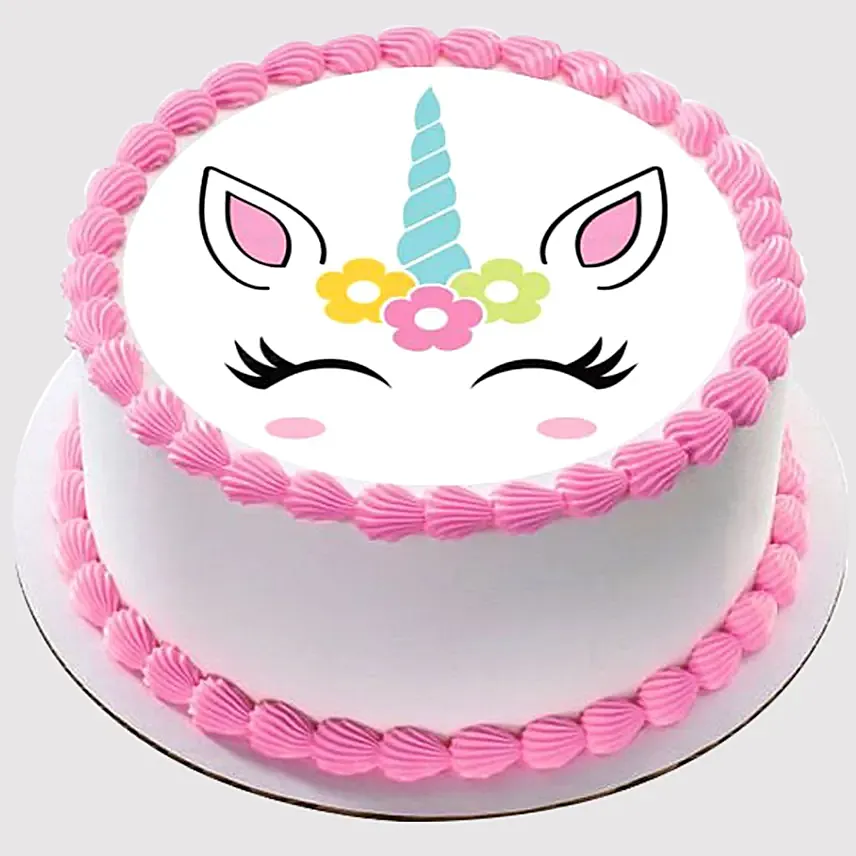Unicorn Smiling Cake: Tinkerbell Cakes