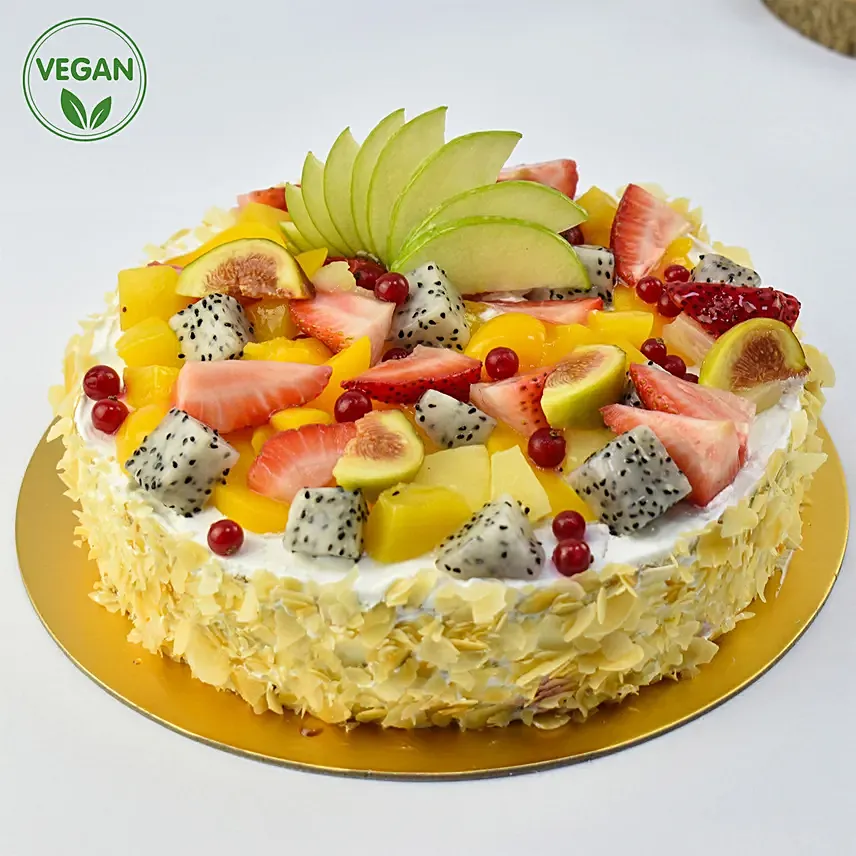 Vegan Fruit Cake 1 Kg: كيك نباتي