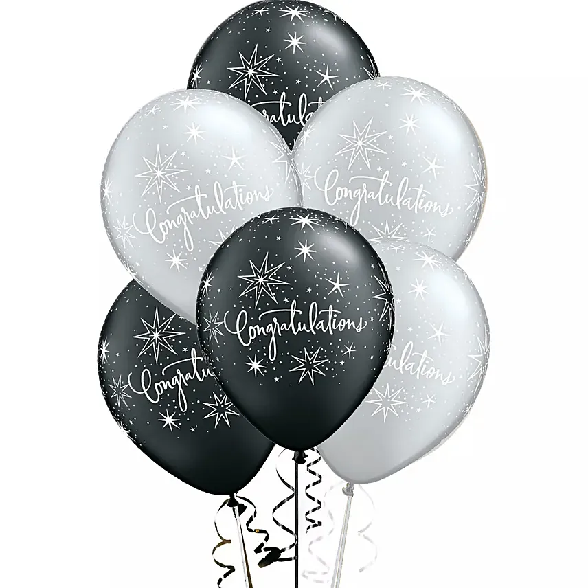 10 Congratulation Balloons: Helium Balloons Delivery