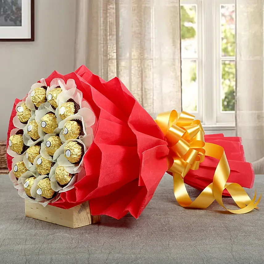 24Pcs Ferrero Bouquet: Chocolates Delivery in Al Ain