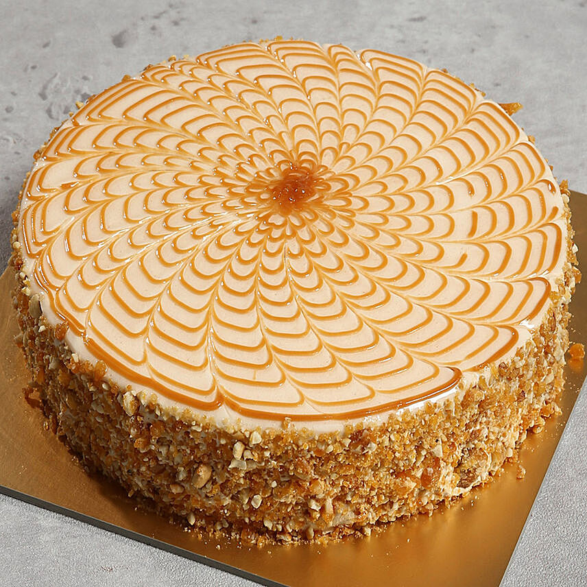 500gm Yummy Butterscotch Cake: 