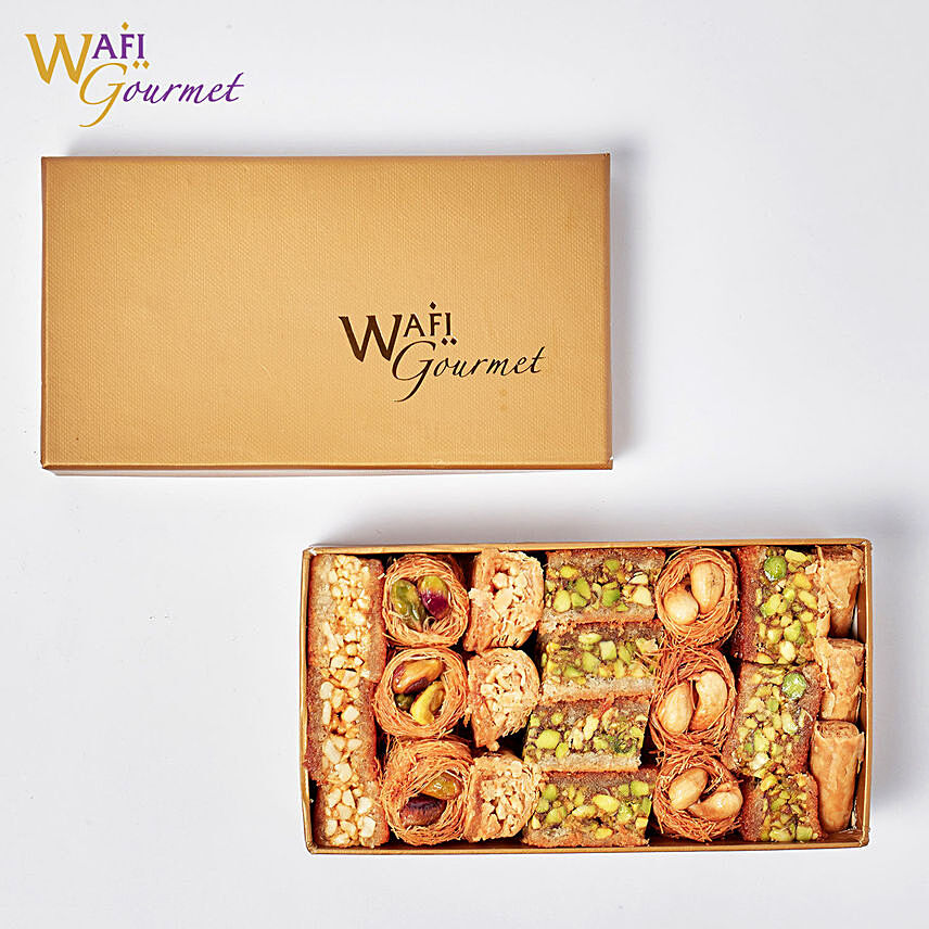 500gms Assorted Baklava: Send Sweets in Ajman