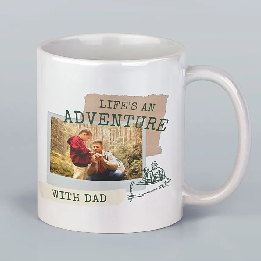 Adventure With Dad Personalized Mug: Personalized Mugs Dubai
