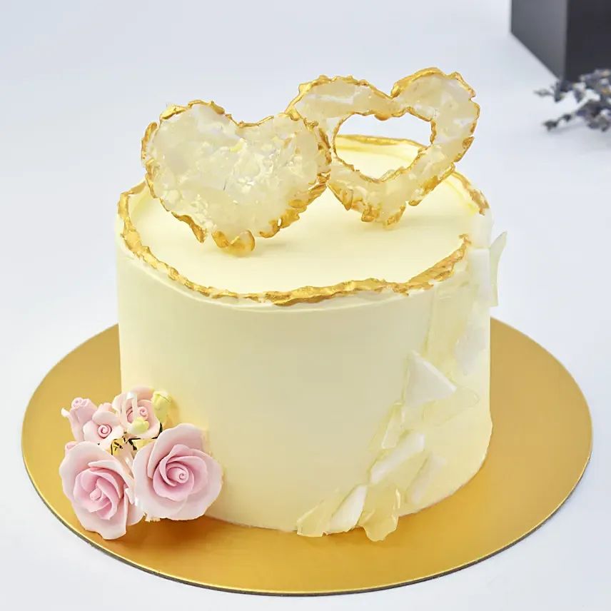 Affairs of Hearts Celebration Cake: 