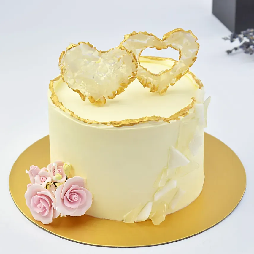 Affairs of Hearts Celebration Cake: Designer Cakes