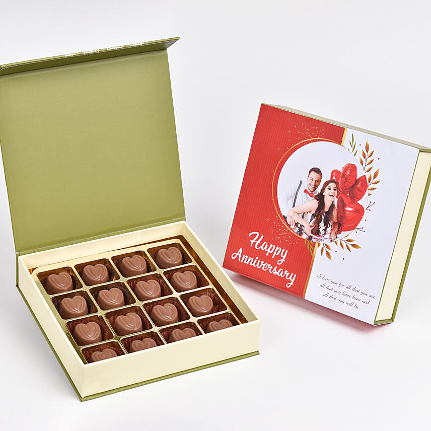 Anniversary Personalised Nuts Chocolate Box: Personalised Chocolates