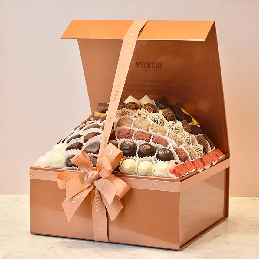 Assorted Chocolates Hamper Medium By Neuhaus: Gift Shop Abu Dhabi