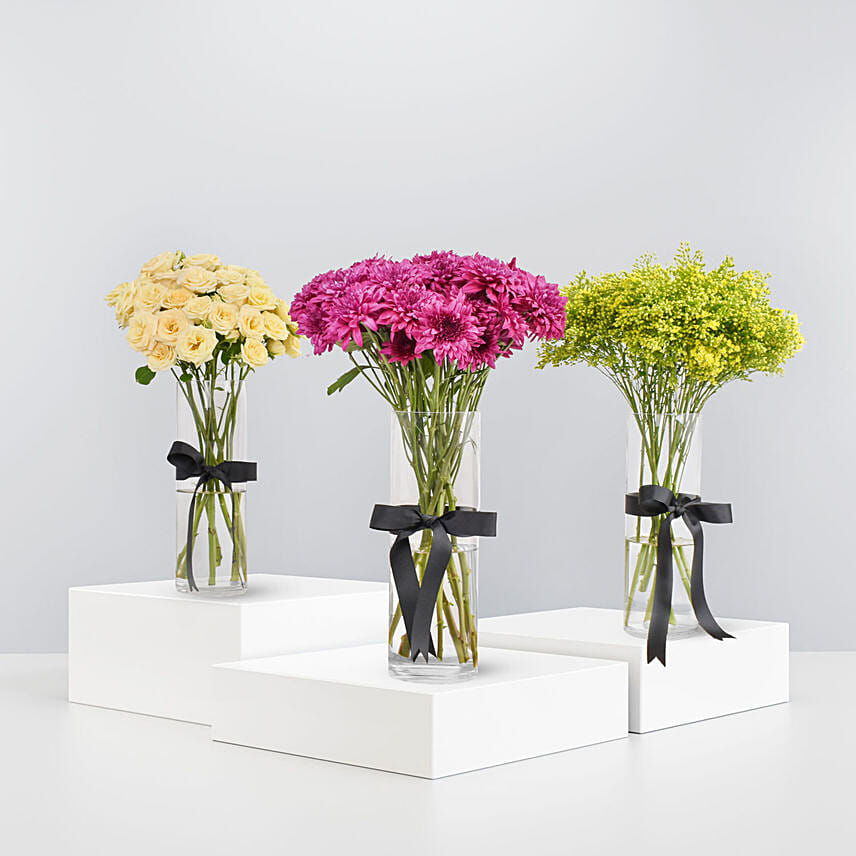 Beautiful Flowers Set of 3: New Arrival Flowers