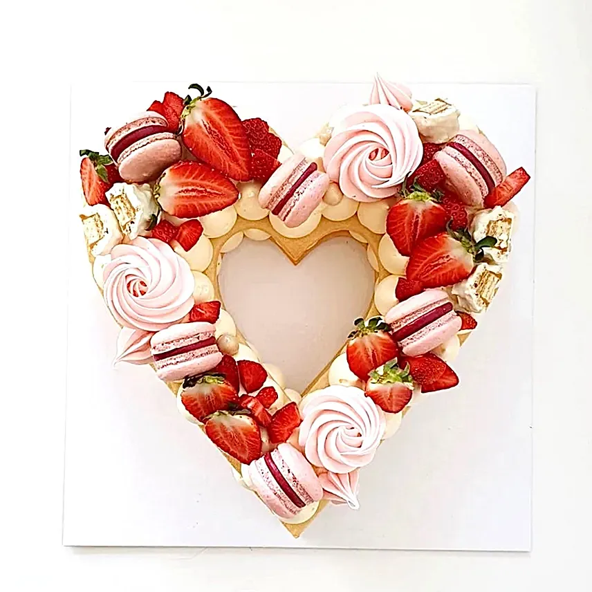 Beautiful Heart Shaped Cake: Romantic Gifts