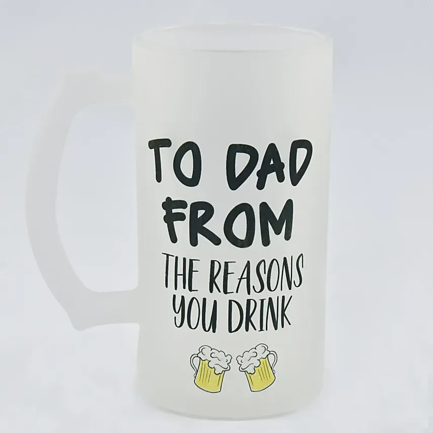 Beer Mug for DAD: Personalised Gifts for Father
